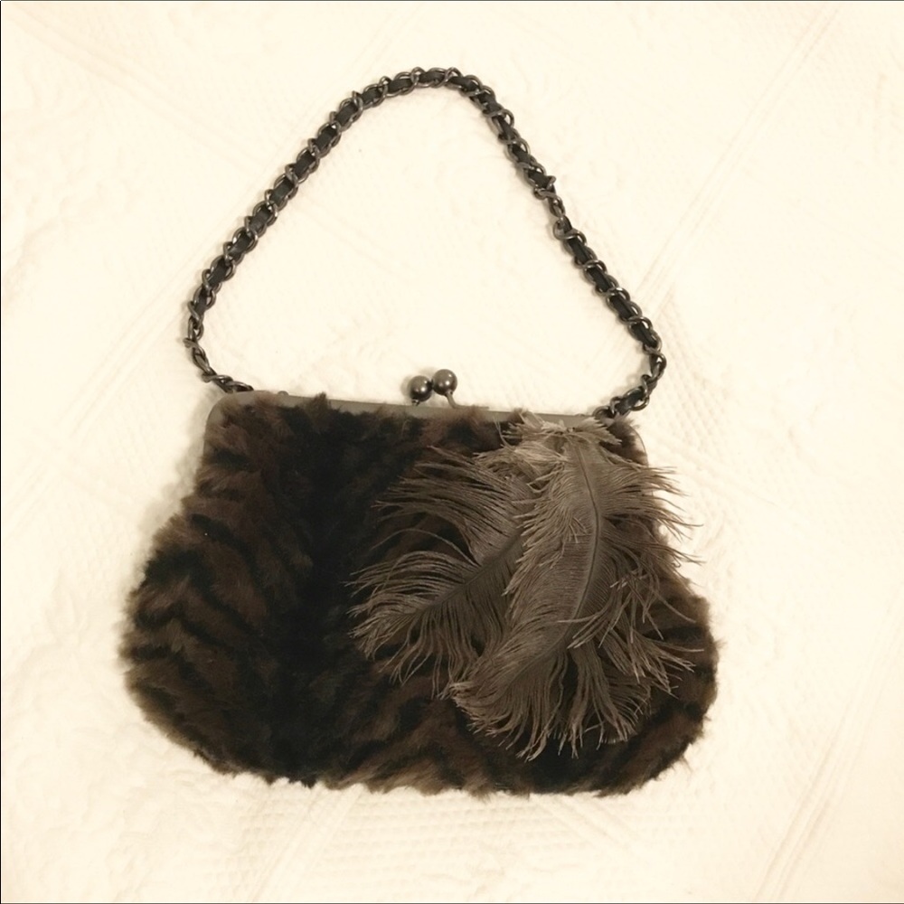 ❄️Chico Faux Fur Small Handbag❄️NWOT